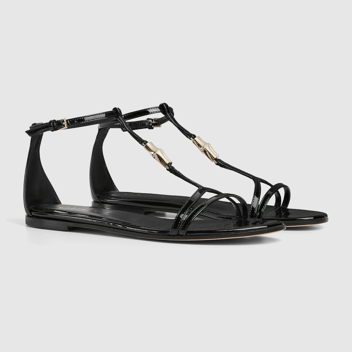 Gucci Women’s thong sandal with Bamboo - Image 4